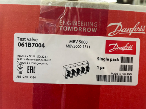 Danfoss #MBV-5000, Test Valve, item no. 061B7004 - Image 7
