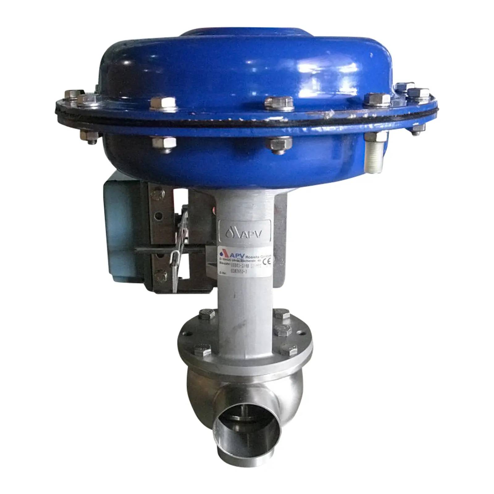 2" APV #RGE41-2/40-LD-MFS, Pneumatic Control Valve, Eckardt #SRP-981 positioner, 90 psi max. supply air - Image 1