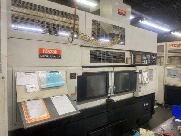 Mazak #Multiplex-6300, twin spindle CNC turning center, 16.9" swing, 10" chuck, 3" bar, 30 HP, 4,000 RPM - Image 1