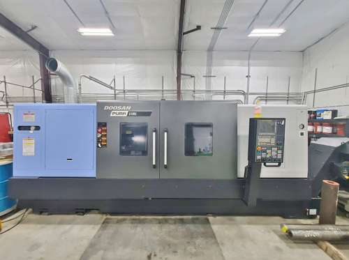 Daewoo Doosan #Puma-5100LC, CNC lathe, 35.4" swing, 80.4" machining length, 24" chuck, 10.8" spindle bore, 60 - Image 1