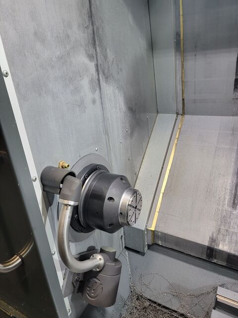 Haas #DS-30Y, CNC lathe, 23" machining length, 18" turning diameter, 10" chuck, 3" bar, 30 HP, 4,500 RPM, sub - Image 9