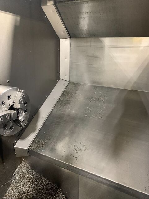 Haas #SL-30T, CNC lathe, 30" swing, 39" centers, 21" turning diameter, 10" chuck, 3" bar, 30 HP, 3,400 RPM - Image 7