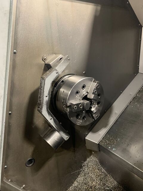 Haas #SL-30T, CNC lathe, 30" swing, 39" centers, 21" turning diameter, 10" chuck, 3" bar, 30 HP, 3,400 RPM - Image 8