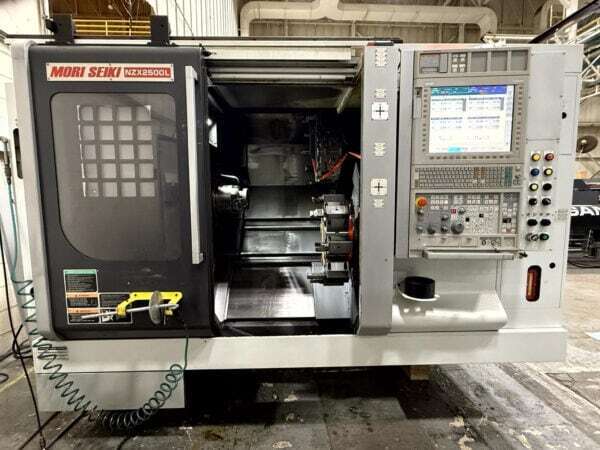 Mori Seiki #NZX2500/600L, twin turret CNC lathe, 28.66" machining length, 14.4" turning diameter, 10" chuck - Image 1