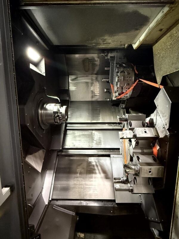 Mori Seiki #NZX2500/600L, twin turret CNC lathe, 28.66" machining length, 14.4" turning diameter, 10" chuck - Image 6