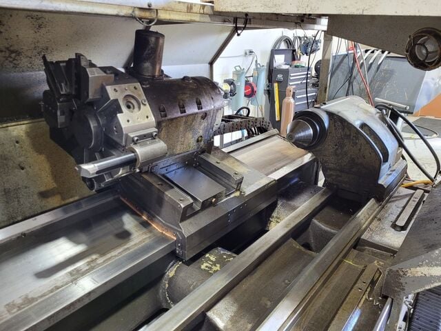 Mori Seiki #TL-40B, flat bed CNC lathe, 13.8" turning diameter, 116" Z, (2) 18" chucks, 4.6" bar, 40 HP - Image 7