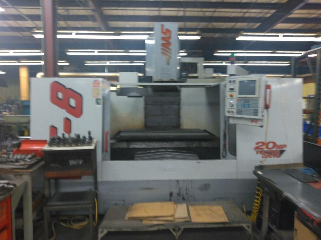 Haas #VF-8, CNC vertical machining center, 64" X, 40" Y, 30" Z, 64" x 36" table, 20 HP, 7,500 RPM, 40 taper - Image 1