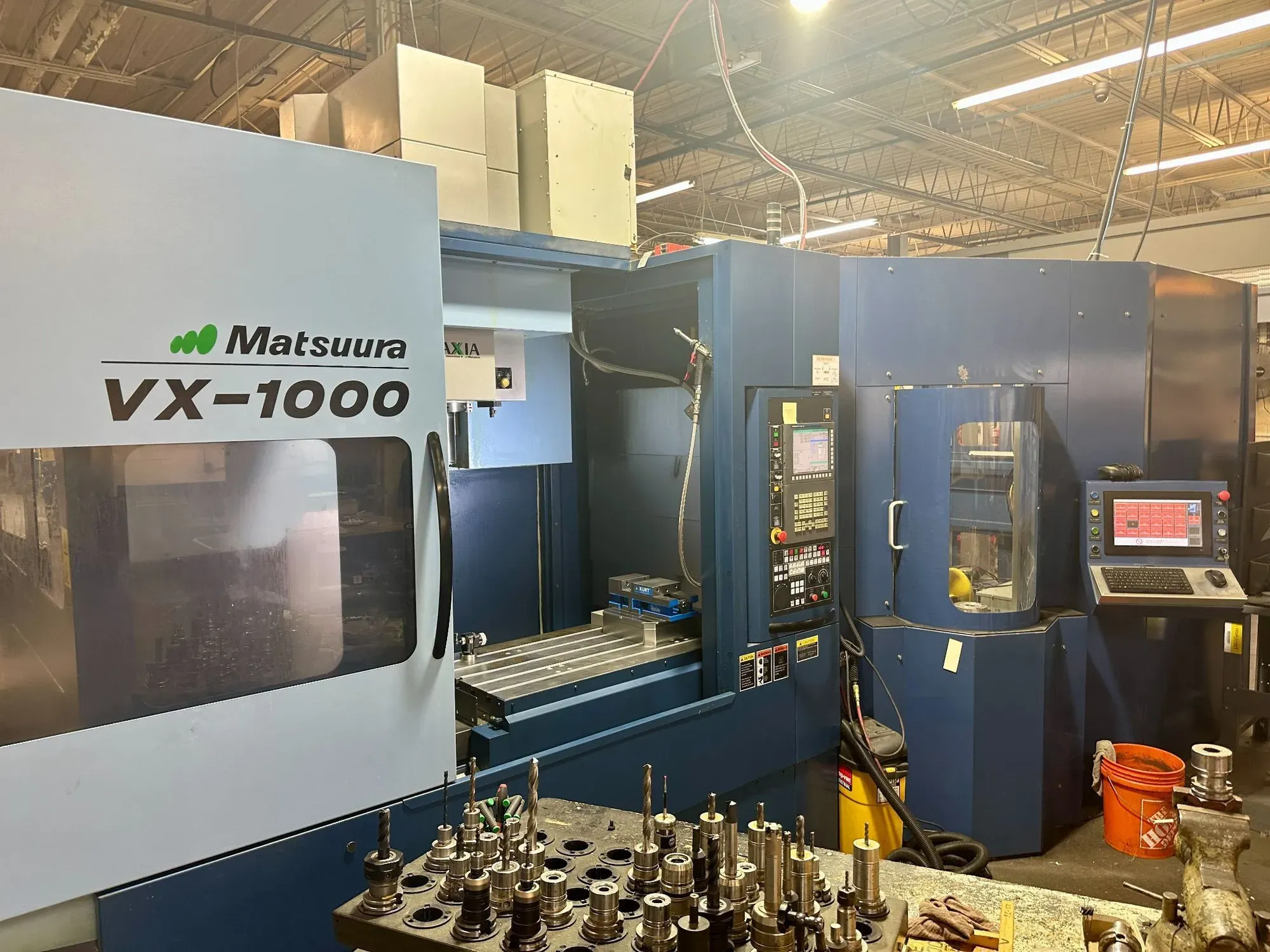 Matsuura #VX-1000, CNC vertical machining center, 40.1" X, 24" Y, 24" Z, 20000 RPM, CAT 40, 30 automatic tool - Image 3