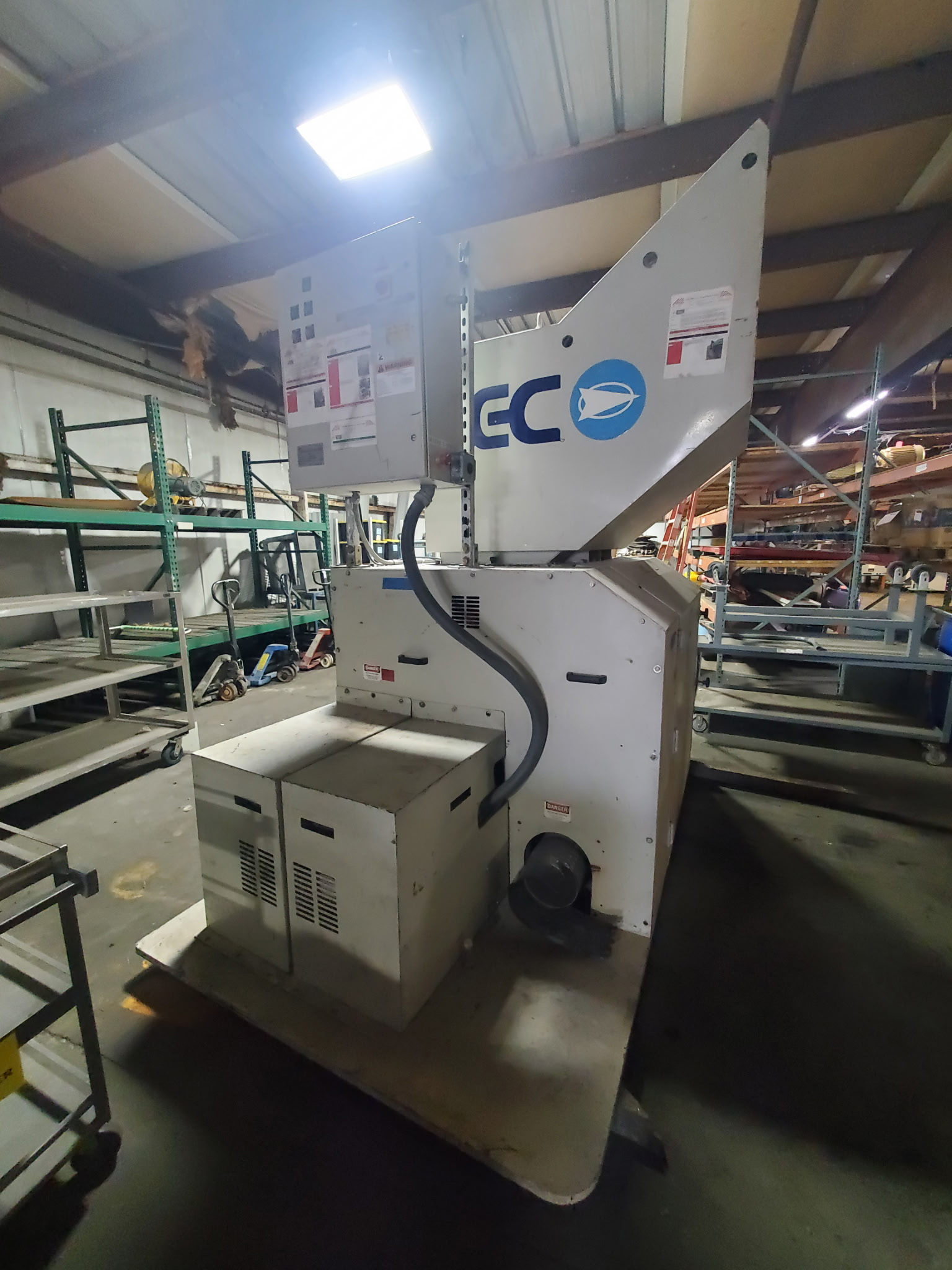 18" x 20" AEC #1820, industrial plastic granulator grinder, 50 HP, 460 V., 3-phase - Image 10