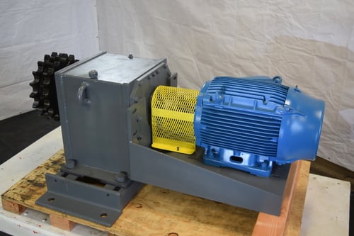 75 HP @ 44 RPM, Falk #2100FZ3B, Gear Drive w/ 75 HP Weg Motor, 40.24 :1 ratio, 1.8 service factor - Image 1