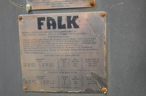 75 HP @ 44 RPM, Falk #2100FZ3B, Gear Drive w/ 75 HP Weg Motor, 40.24 :1 ratio, 1.8 service factor - Image 10