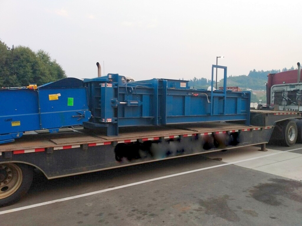American #PW3560-820, Single Ram Horizontal Baler, adjustable infeed belt & hopper, 460 Volt, 3PH - Image 5