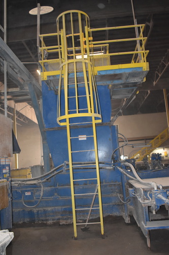 American #PW3560-820, Single Ram Horizontal Baler, adjustable infeed belt & hopper, 460 Volt, 3PH - Image 8