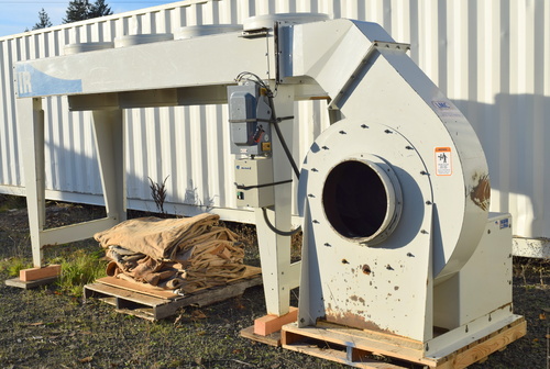 6,850 cfm @ 12" S.P., LMC #460-IR-C, Dust Collector, 144 sq.ft. filter area, (12) filter bags, 17" inlet, 20 - Image 4