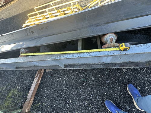 30" wide x 55' long, Trough Belt Conveyor, 56" troughing roll spacing - Image 6