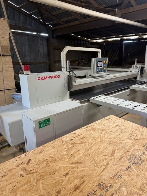 Cam-Wood / Castaly #TS-P10-AAT, horizontal panel saw, 128" rip, 4" depth cut, excellent condition, 2022 - Image 1