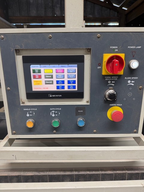 Cam-Wood / Castaly #TS-P10-AAT, horizontal panel saw, 128" rip, 4" depth cut, excellent condition, 2022 - Image 3