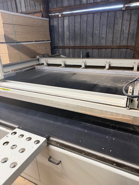 Cam-Wood / Castaly #TS-P10-AAT, horizontal panel saw, 128" rip, 4" depth cut, excellent condition, 2022 - Image 5