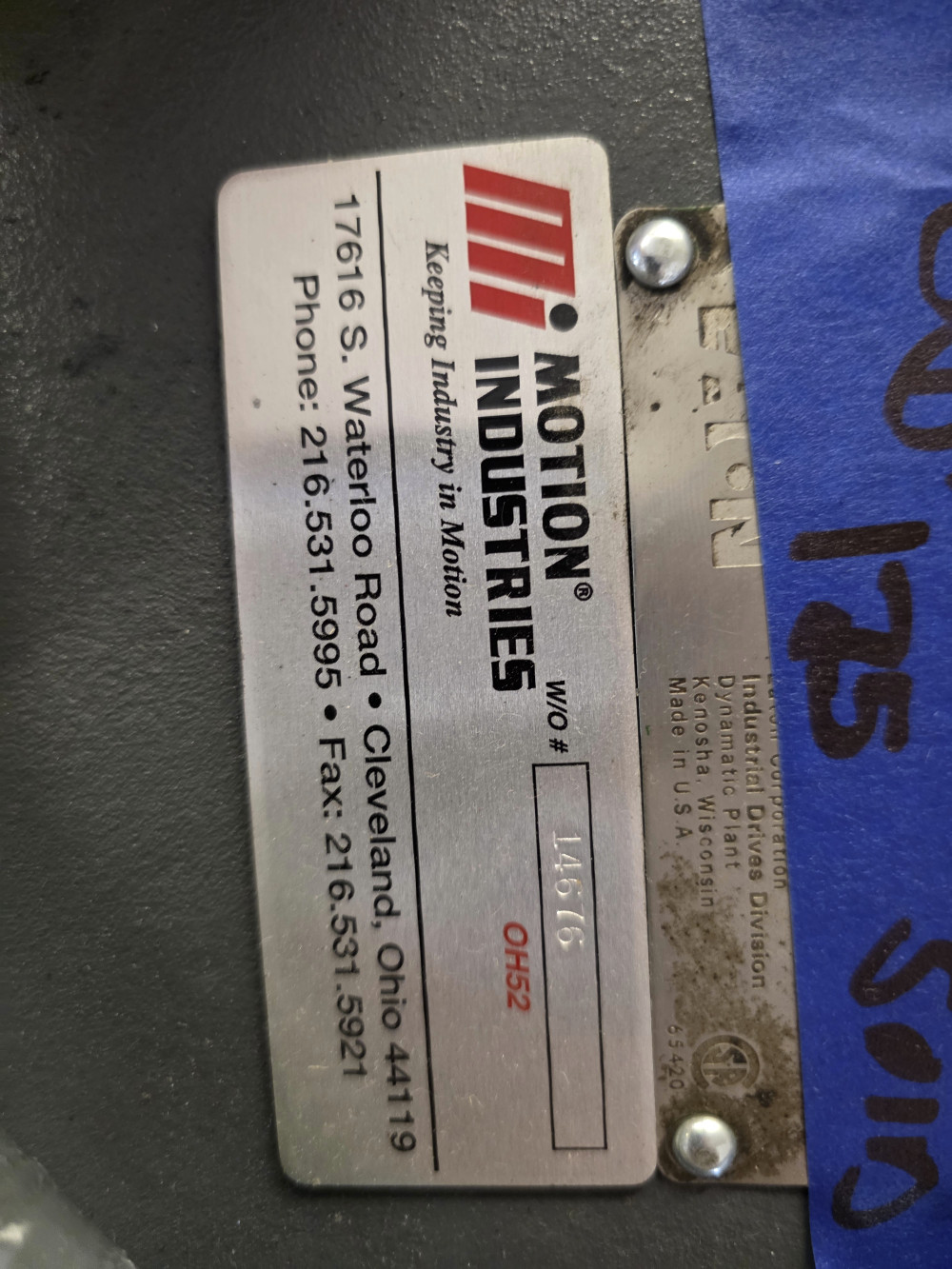 25 HP 50/1105 RPM Dynamatic #M2-100033-9084, Ajusto-Spede Eddy Current Drive - Image 5