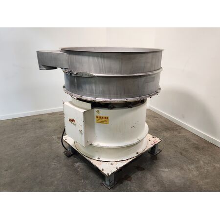 48" Midwestern Industries #ME48S8-8, Stainless Steel single deck vibratory screener, 3 HP, 208-230/460 V. - Image 4