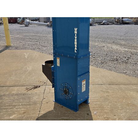 Universal Industries #U2TT-800ED, bucket elevator, 14'-10" discharge height, 7" x 4.5" HDPE buckets, 1 HP - Image 4