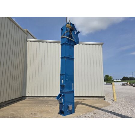Universal Industries #U3TT-1800, bucket elevator, 13'-9" discharge height, 11" x 6" HDPE buckets, 2 HP - Image 2
