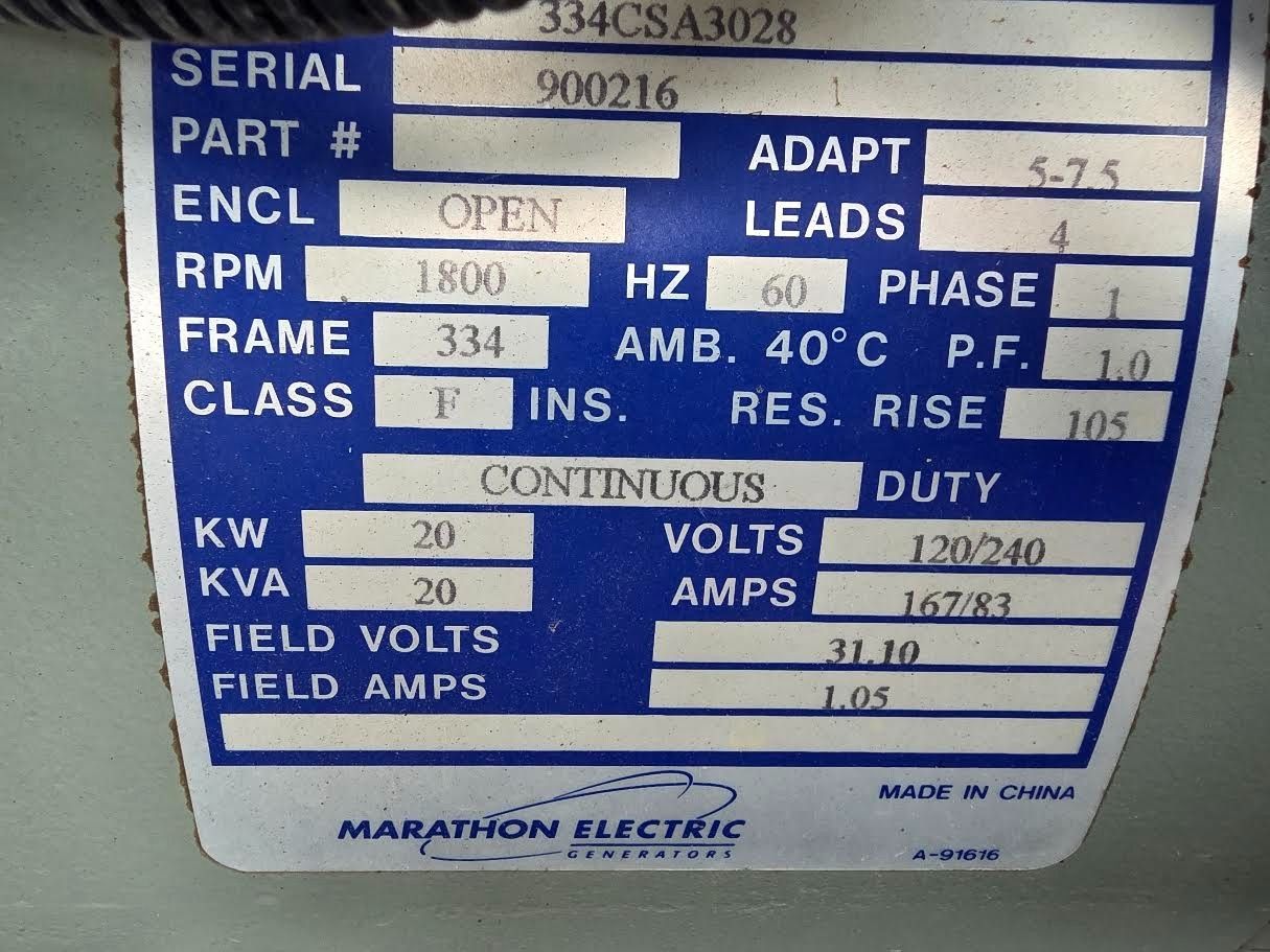 Generac #MLT4200IVCAN, 20 KW Light Tower, Isuzu engine, 1-phase, 2018 - Image 6