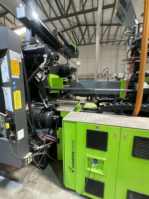 700 Ton, 30.1 oz., Engel #Duo-2460/700-speed, servo-hydraulic horizontal injection molder, 43.7" x 37.8" tie - Image 6