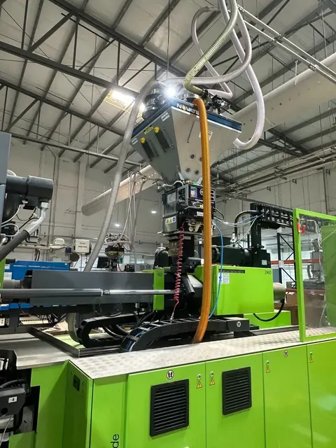 700 Ton, 30.1 oz., Engel #Duo-2460/700-speed, servo-hydraulic horizontal injection molder, 43.7" x 37.8" tie - Image 7