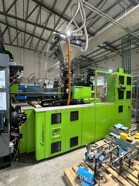 700 Ton, 30.1 oz., Engel #Duo-2460/700-speed, servo-hydraulic horizontal injection molder, 43.7" x 37.8" tie - Image 9