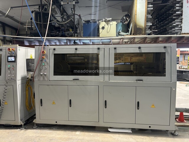 Lima Extrusion #P-90/28, Pipe & Profile Extrusion Line, Omron touchscreen control, 460 V., 2022 - Image 4