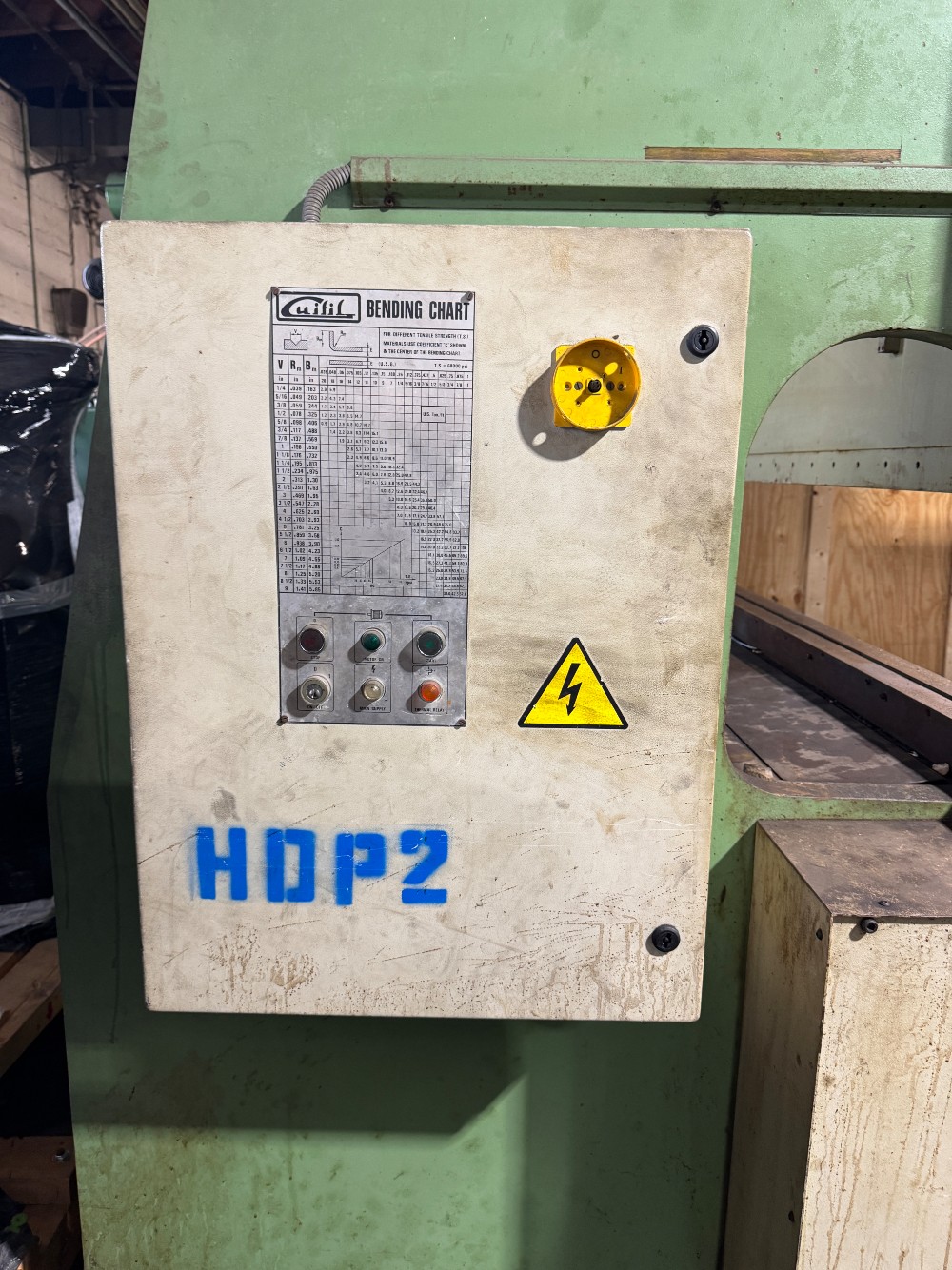 110 Ton, Guifil #PE25-100, Up-Acting Hydraulic Press Brake, 8.2'OA, 81" between housing, 16" throat, 18" - Image 2