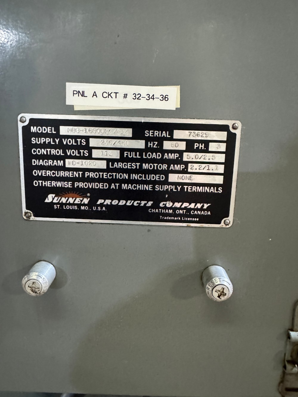 Sunnen #MBB-1680-MS, Power Stroke Horizontal Hone, 0.060"-3.750" honing diameter, 16" blind bore length - Image 2