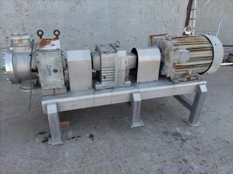 Fristam #FKL-600, Positive Displacement Pump, 125 HP, 6" in/out, flanged, 230/460 Volts - Image 1