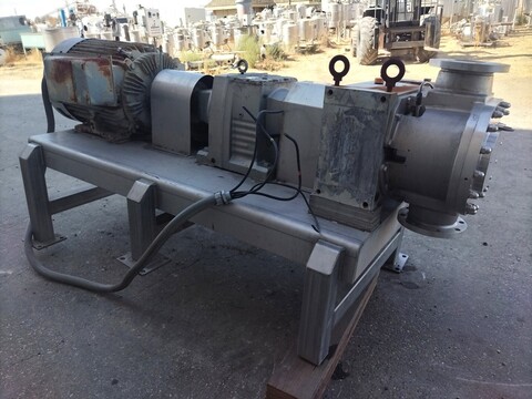 Fristam #FKL-600, Positive Displacement Pump, 125 HP, 6" in/out, flanged, 230/460 Volts - Image 3