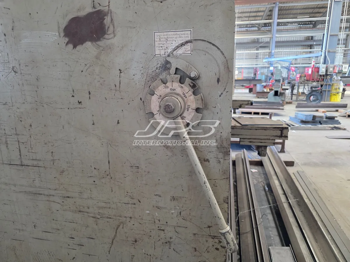 1/2" x 10' Accurshear #650010, Hydraulic Power Squaring Shear, 36" back gauge, 23 SPM, 40 HP, 2007 - Image 3