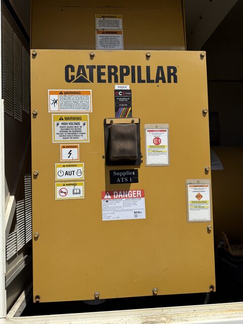 400 KW Caterpillar #3406C, Diesel Generator Set, 1800 RPM, 480 Volt, EMCP 2 control panel, weather enclosure - Image 8