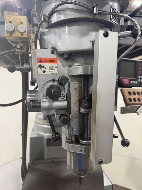 Sharp #TMV-K-N, vertical knee mill, 10" x54" table, 3 HP, 4500 RPM, 39" x16.3" x5" travel, Newall NMS-300 - Image 4