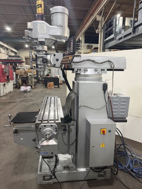 Sharp #TMV-K-N, vertical knee mill, 10" x54" table, 3 HP, 4500 RPM, 39" x16.3" x5" travel, Newall NMS-300 - Image 8