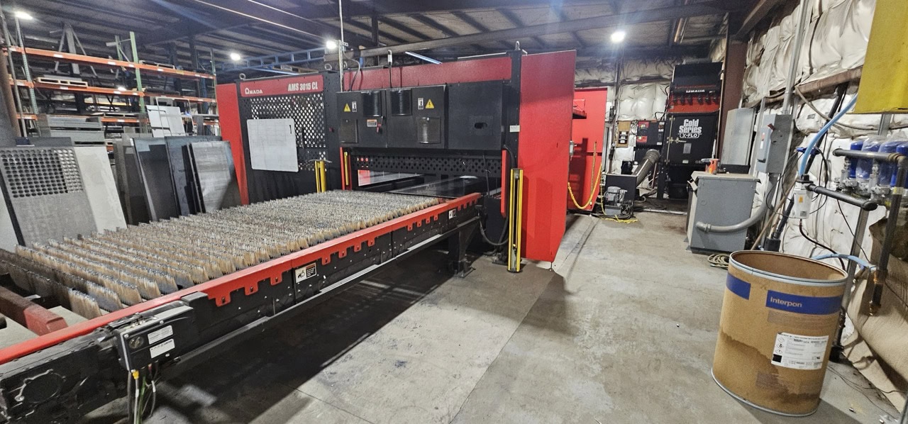 Amada #Regius-3015AJ, fiber laser, 12,000 watt, 5' x10' table, AMNC 3i Control, AMS3015CL single pallet - Image 2