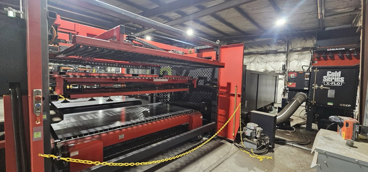 Amada #Regius-3015AJ, fiber laser, 12,000 watt, 5' x10' table, AMNC 3i Control, AMS3015CL single pallet - Image 7