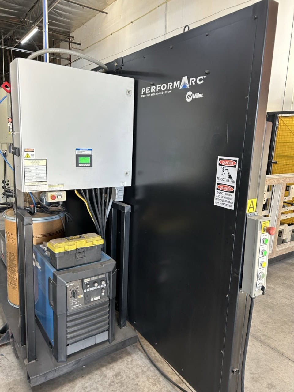 Miller #PerformArc-1100SS, robotic welding cell, dual Panasonic servo positioners, 1,100 lb payload/side, G3 - Image 5
