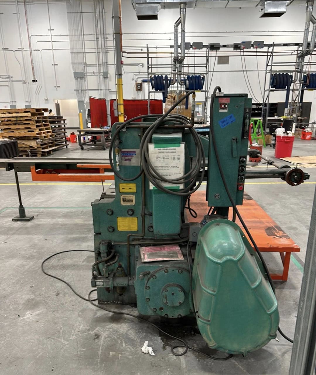 10 gauge x 6' Wysong #1072, mechanical squaring shear, 36" front operated power back gauge, 12 hold downs, 5 - Image 6
