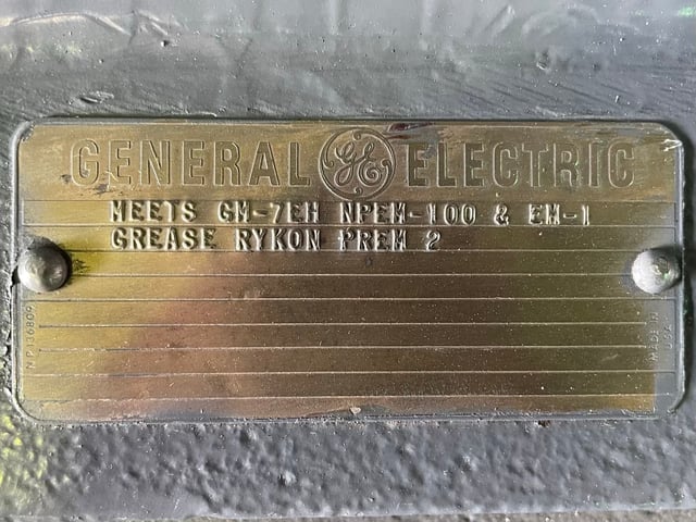 250 HP 1125 RPM General Electric, Frame 5011LL, TEFC BB, 460 Volts - Image 4