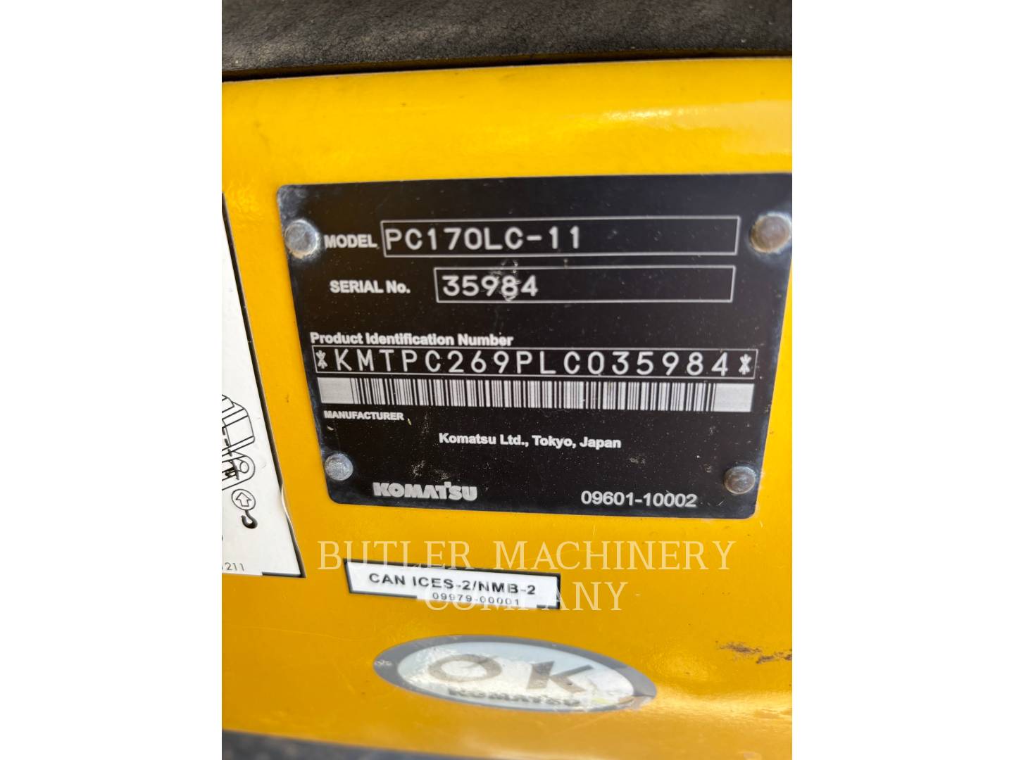 Komatsu Ltd. PC170LC-11, 1688 hours, S/N: 35984, 2021 - Image 6