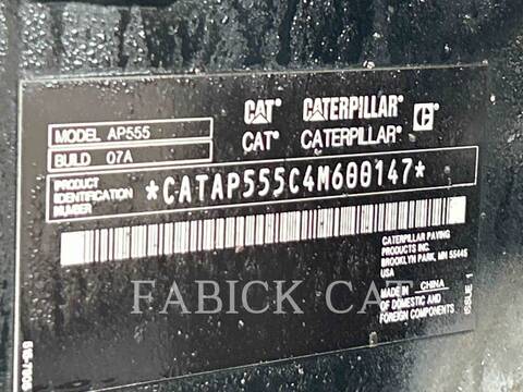 Caterpillar AP555-07, Asphalt Paver, 1900 hours, S/N: 4M600147, 2023 - Image 6