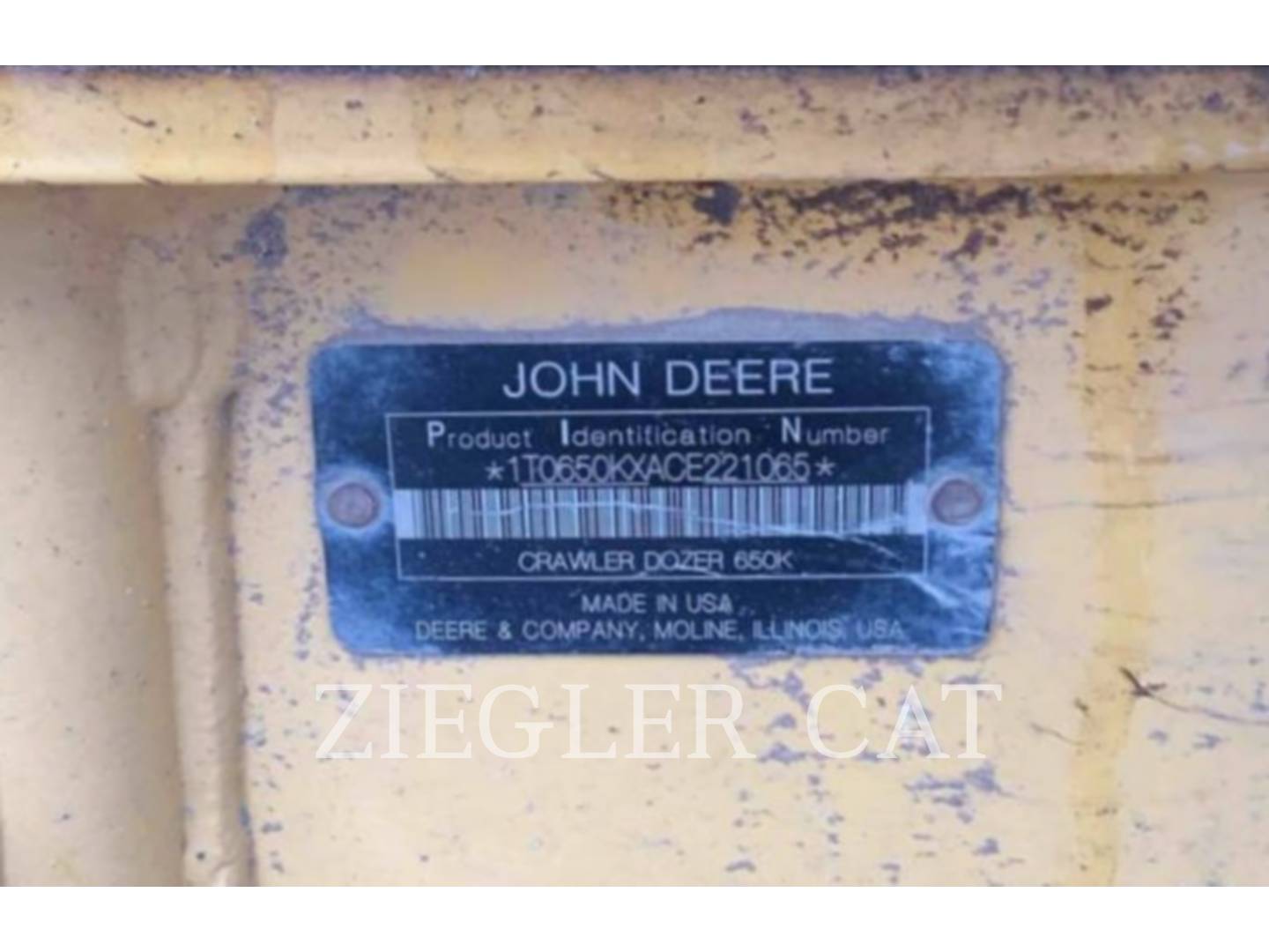Deere & Co 650K, 3697 hours, S/N: 1T0650KXACE221065, 2012 - Image 6