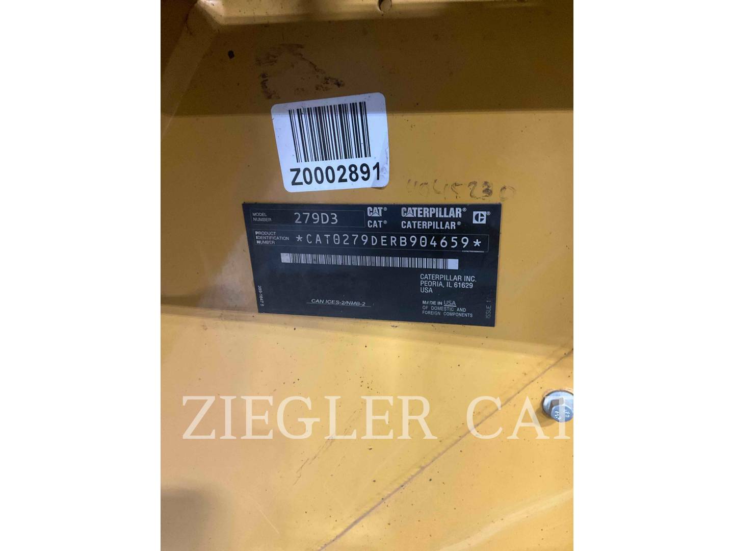 Caterpillar 279D3, 3264 hours, S/N: RB904659, 2022 - Image 6