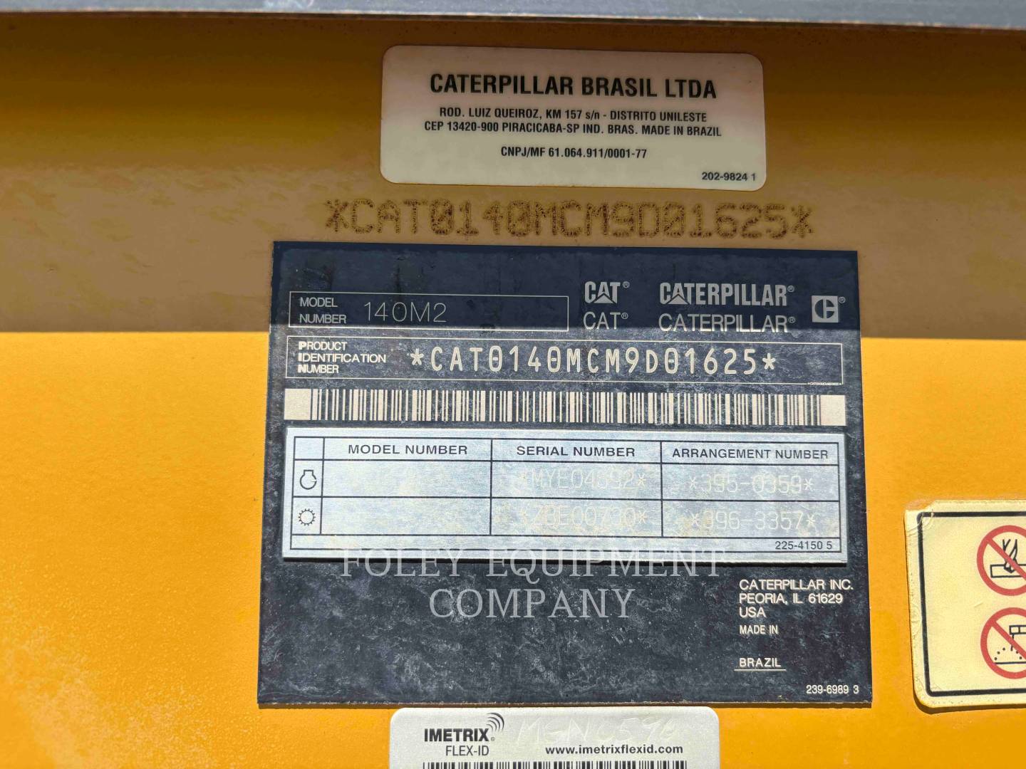 Caterpillar 140M2, Motor Grader, 12903 hours, S/N: M9D01625, 2013 - Image 5