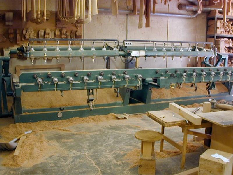 Louis Allis Nuova Scolpitrice #201-16, multi spindle carving machine, 16 spindle, 8" between spindles, 20" - Image 7